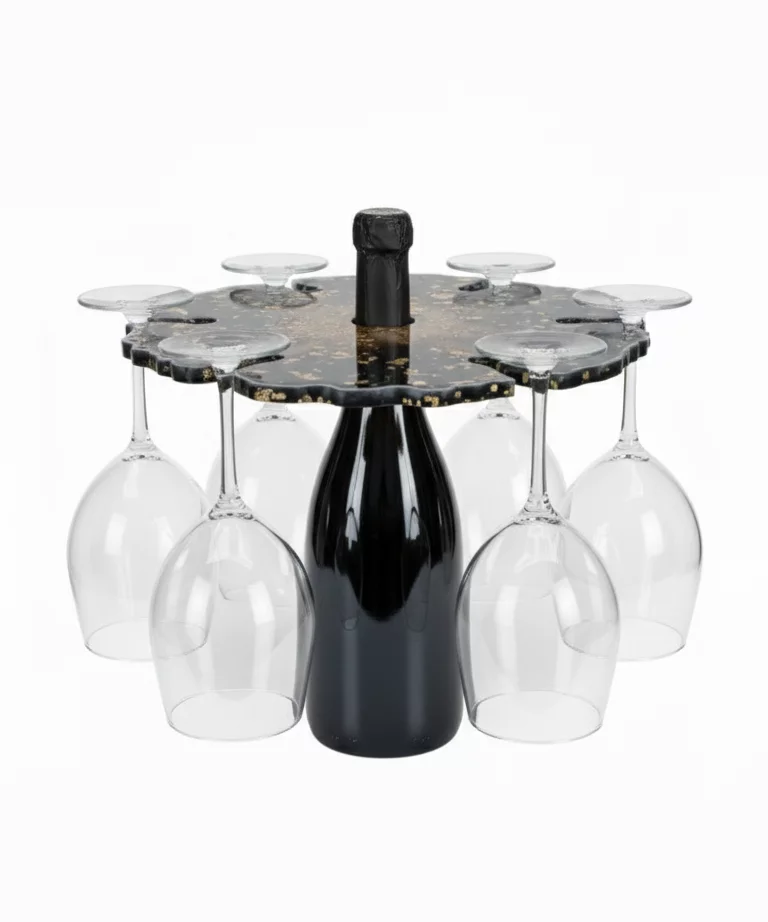 Support à Verres Artisanal "Nuit Étoilée"